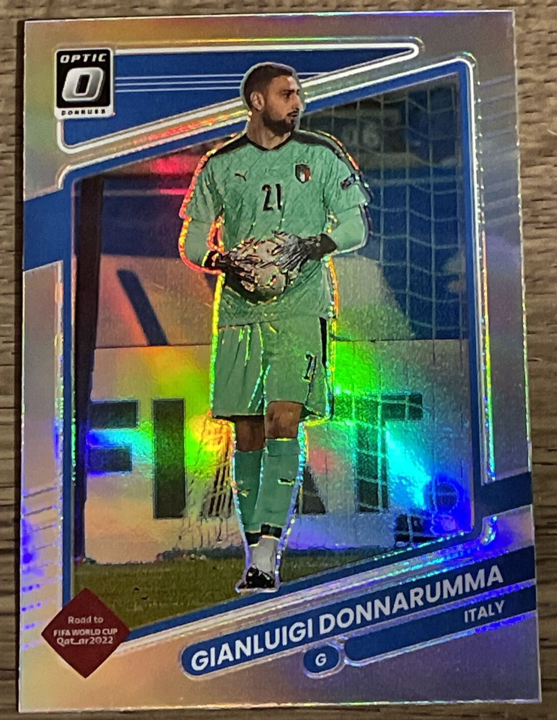 2021-22 Donruss Soccer Optic Silver #77 Gianluigi Donnarumma