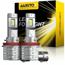 AUXITO H8 H16 H11 LED Fog Light Bulb Fog Light Bulb White 6500K High Power Lamps