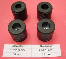 4 Rubber Feet (1.5" x 1.5") Amps, Speakers, Cases, Cabinets, Pro Gear, Guitar