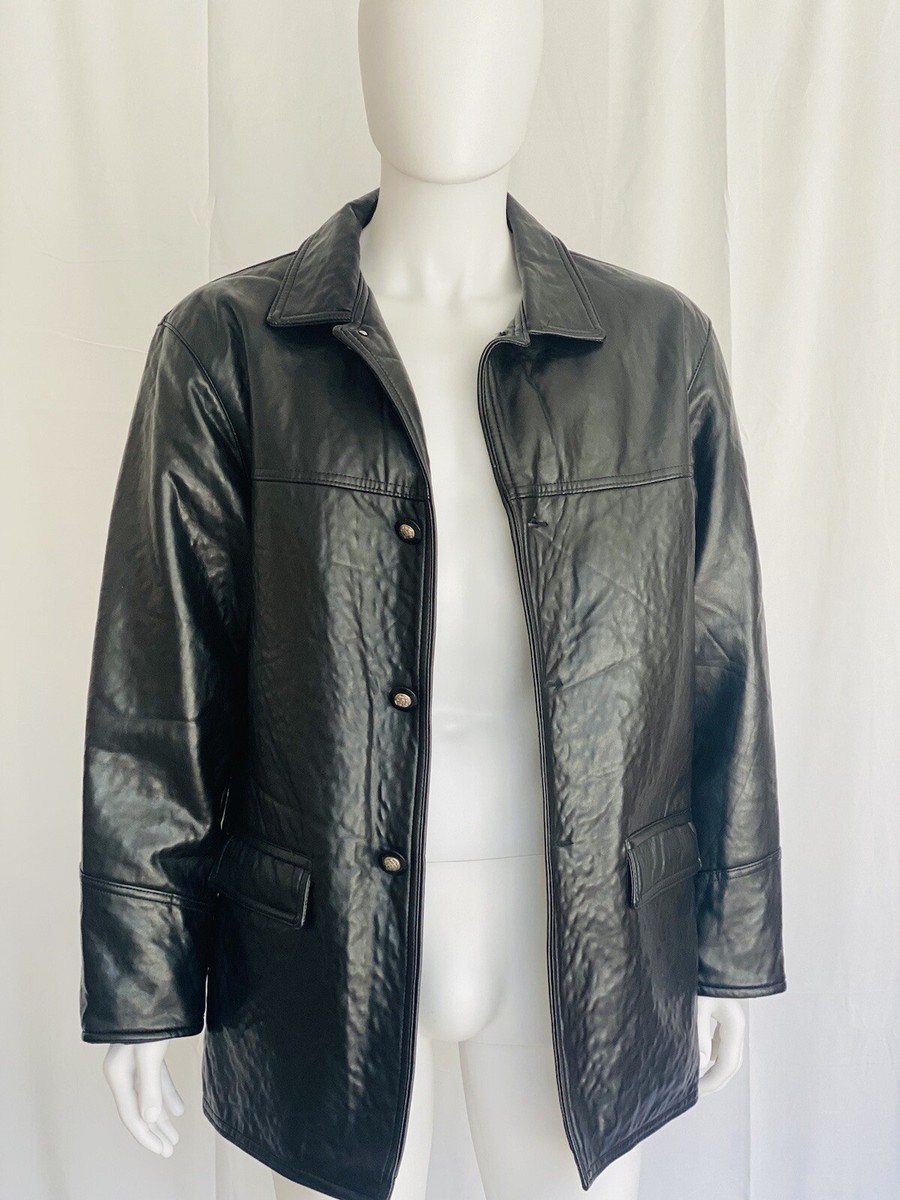 Jacket Faux Leather Italian Brand GV MADE IN ITALIA in 1973 Jacket Faux Leather Italian Brand GV MADE IN ITALIA in 1973