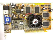 VINTAGE ASUS V7700PRO 32M NVIDIA GEFORCE2 GTS AGP VGA SVID RCA VR 3D PORT MXB150