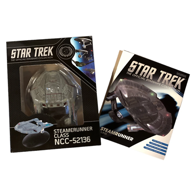 Steamrunner Class U.S.S. Appalachia starship Star Trek Eaglemoss + 