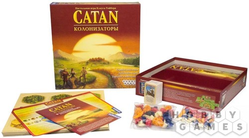 Un set di giochi di Catan in russo - Foto 2 di 4