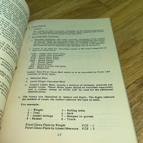 1958 POST OFFICE MANUAL - Work Performance Standards Supervisor Guide - Imagen 7 de 15