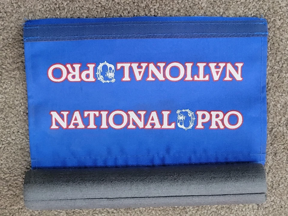 old school NOS National Pro 1980s Original handle bar pad bmx bike blue - Image 2 of 4