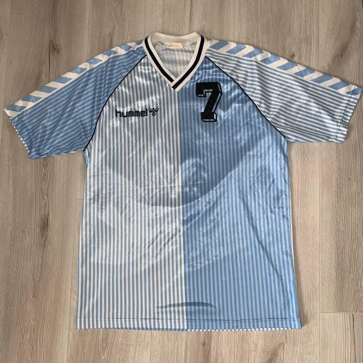 HUMMEL 80s FOOTBALL JERSEY sz S MEN | eBay