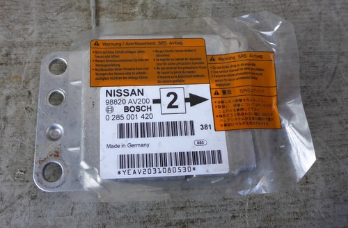 Nissan Airbag Steuergerät Crash Sensor Beschleunigungssensor Airbagsteuergerät
