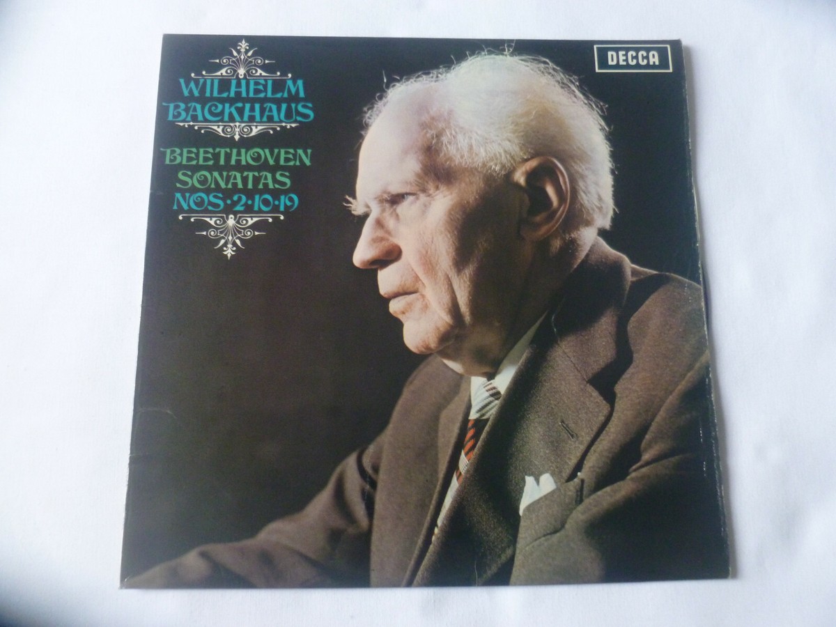 WILHELM BACKHAUS ~ BEETHOVEN SONATAS 2 10 19 ~ DECCA 1969 UK