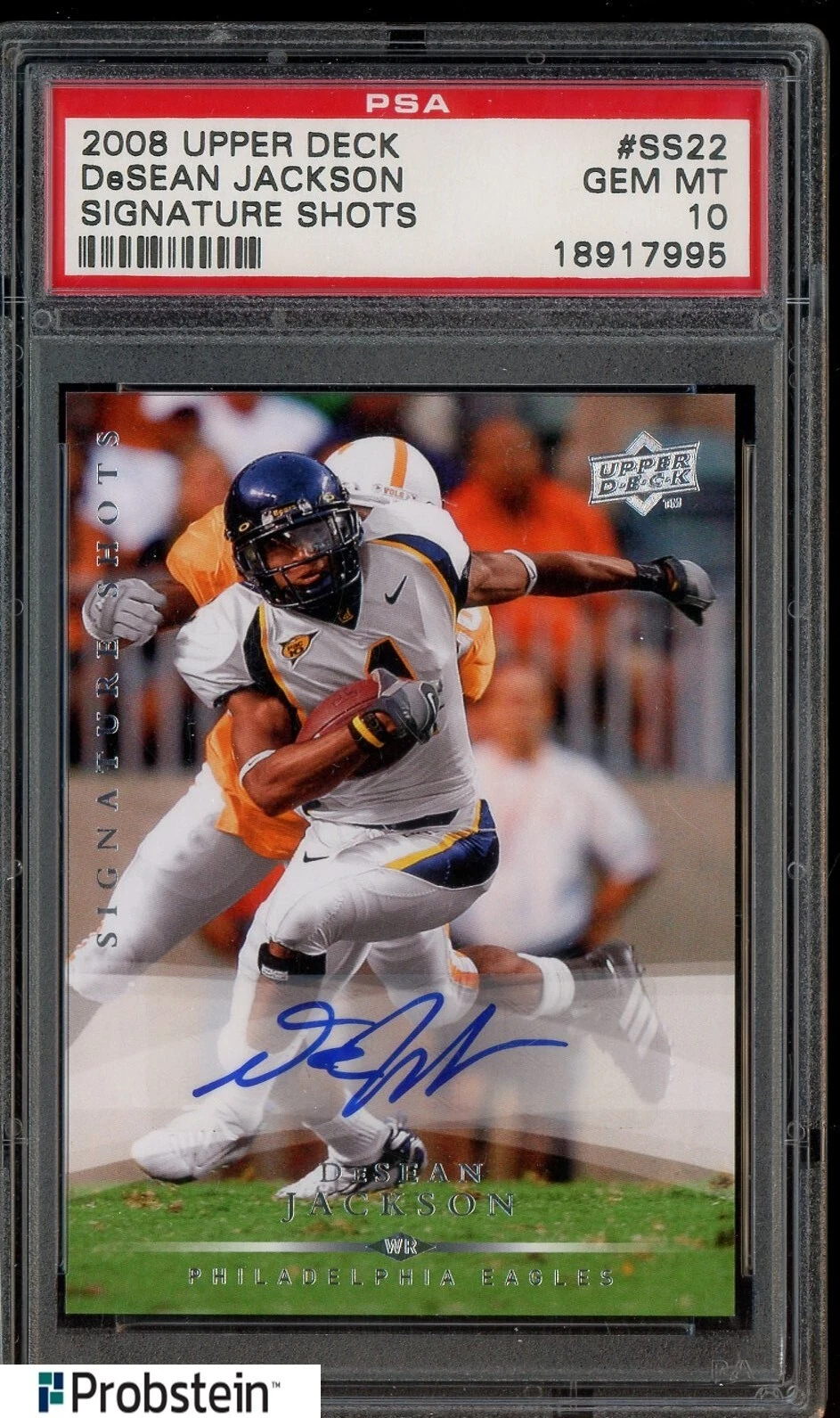 DeSean Jackson Upper Deck Signature Shots #SS22 Base