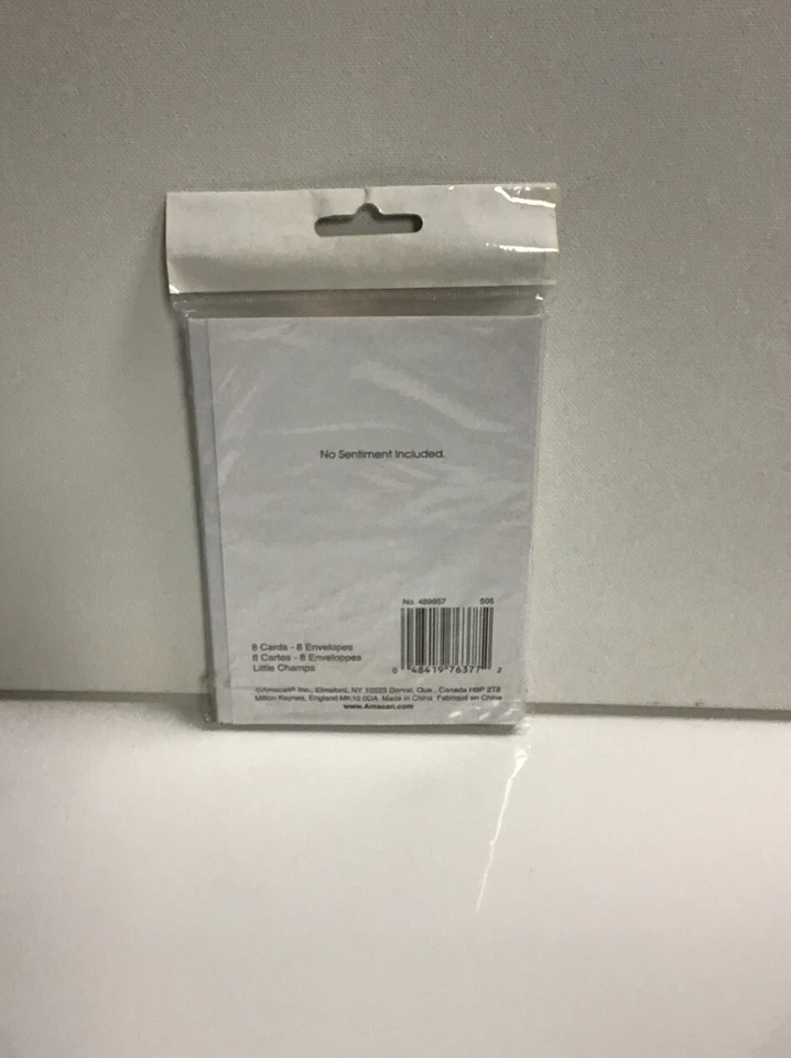 NEW Little Champs Sports Kids Birthday Party 8 Thank You Cards - Image 2 of 2