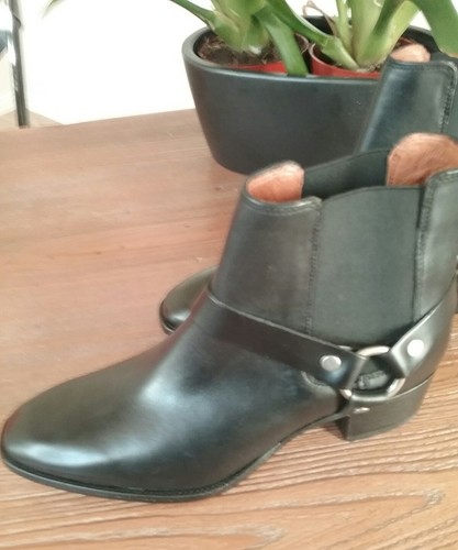 NEW FRYE Women's Black Dara Harness Chelsea Boots 7.5 B MSRP $348 - Picture 7 of 12