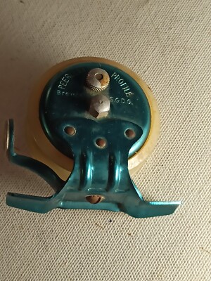 Ancien Moulinet Pêche à La Mouche Breveté S.G.D.G. Peerless Profile - Bleu France
