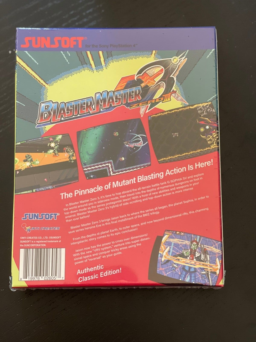 Jeu Blaster Master Zero III (Limited Run 406) PS4 USA - Neuf, édition Collector, éditeur Inti Creates