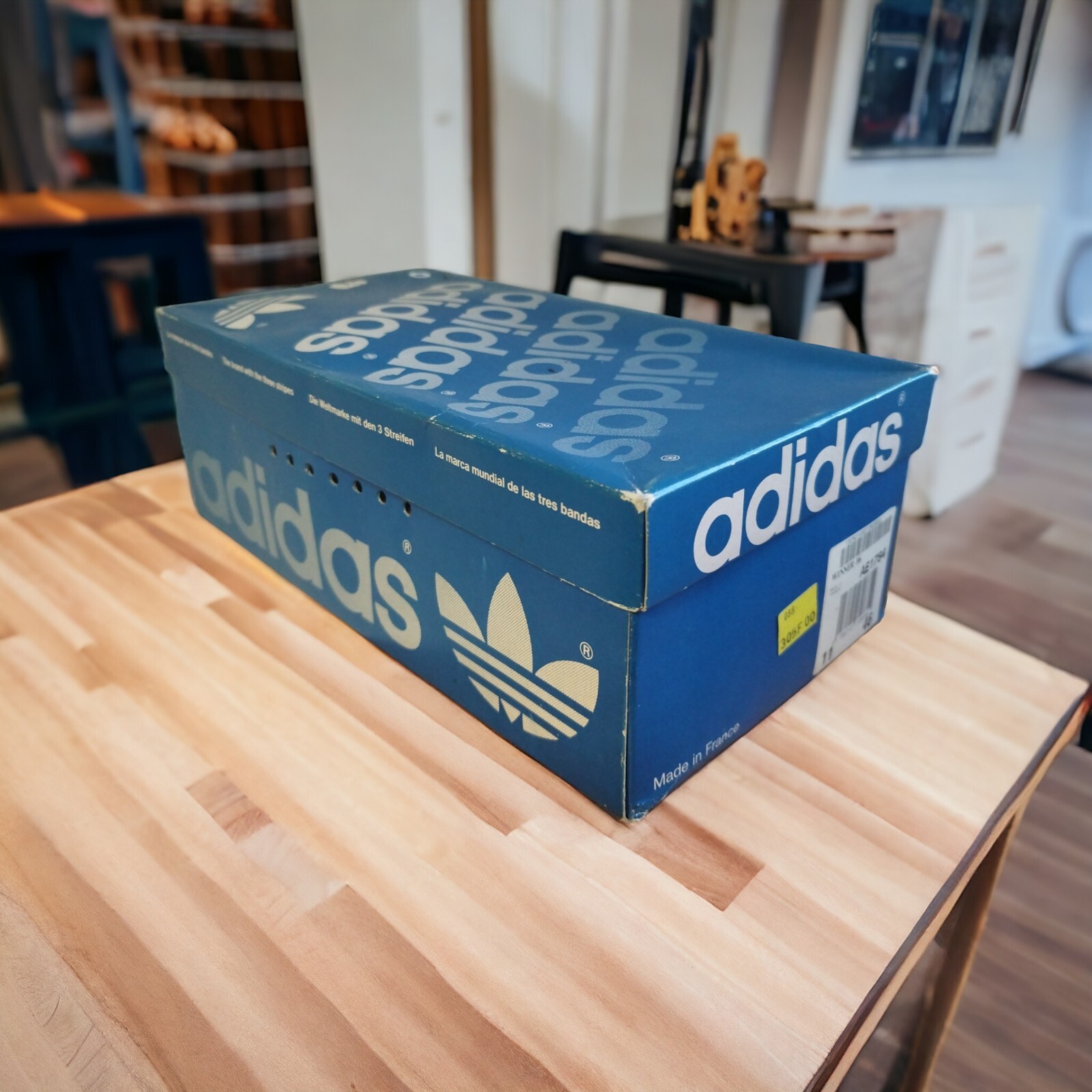 Chaussures athlétisme Adidas Winner 86 pointure 46 avec pointes de piste vintage