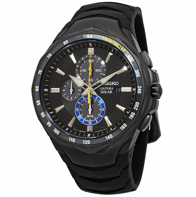 seiko solar jimmie johnson special edition men's chronograph watch