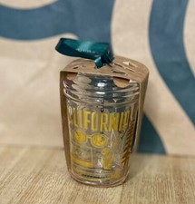 New 2022 Starbucks California Glass Christmas Ornament Been There Series NEW HTF