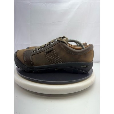 Keen Austin Brindle Bungee Mens Size 12 Wide Brown Lace-up Casual Sneaker Shoes