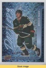 2024-25 Upper Deck Series 1 Dazzlers Blue Brock Faber #DZ-49 READ 3d2