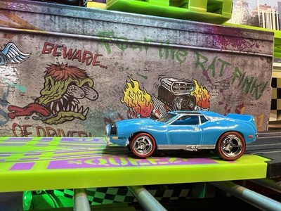 CalefNoise FIREFLY BURNERZ DRIFTERZ 1971 AMC Javelin Slot Car HO 1/64