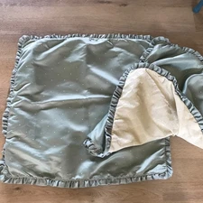 Set of 2 Waterford Marquis Lt Green Euopean Pillow Shams