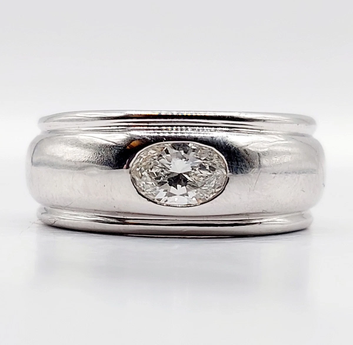 Bague Boucheron Or 18 Carats Sertie Onyx Et Diamants 1 Carat - Style Art Deco, Taille 52