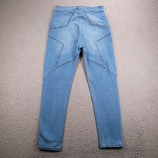 REVICE Jeans Womens Size 29 Skinny Ankle Star High Rise Light Wash Denim 28x27