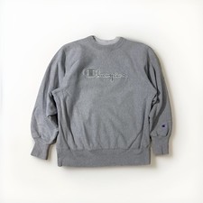 Vintage 90s Champion Reverse Weave Sweatshirt Spell-out Size Large Made in USA