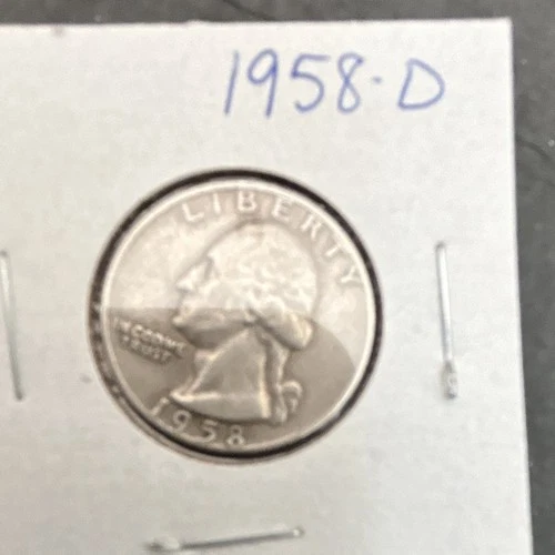 1958-D Washington Quarter — photo from the most recent tracked eBay sale