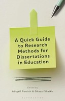 A Quick Guide To Research Methods For Dissertations In Education - Pap - G245Z