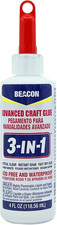 3-In-1 Advanced Craft Glue - Fast-Drying, Crystal Clear Adhesive for Wood, Ceram