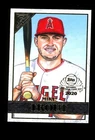 2020 Topps Gallery #1 Mike Trout Los Angeles Angels National Baseball Card Day