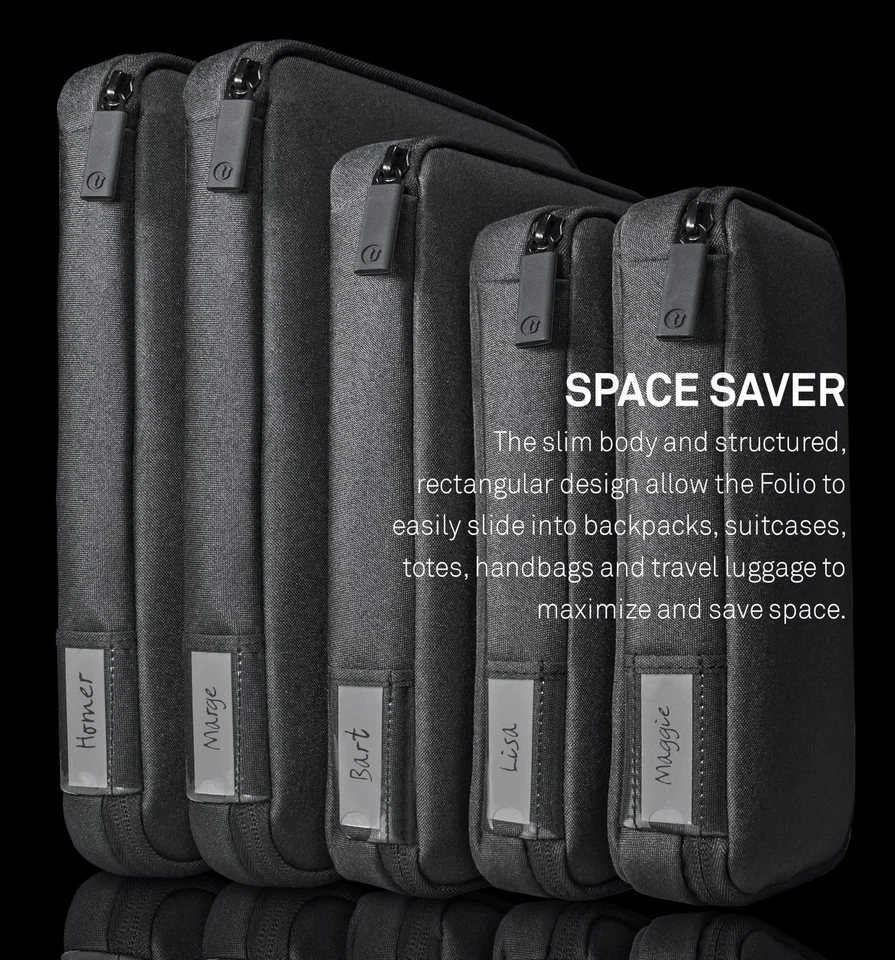 Folio Tablet Pouch Family, Work Travel Cable Organizer and Tech Case for Elec... - Image 2 of 4