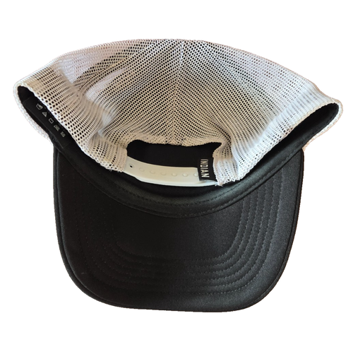 Indian Motorcycle Hat Trucker Black White Cap Biker - Photo 2/5