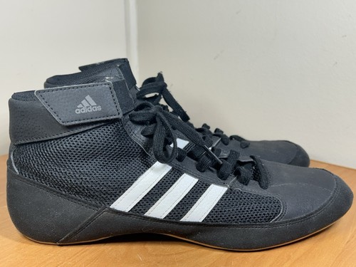Adidas Havoc 2 HVC Men's Size 10.5 Black Wrestling Shoes AQ3325