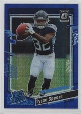 2023 Panini Donruss Optic Rated Rookie Blue Hyper Prizm Tyjae Spears #297 1gl7