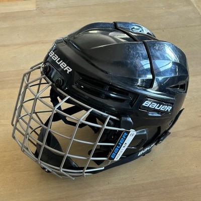 Bauer IMS 5.0 Hockey Helmet Combo | Small | Black | HECC Certified 2030