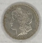 1903 P MORGAN SILVER DOLLAR $1 US COIN DETAILS LUSTER  AU -  A BEAUTY