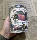 1860s Civil War Fresh Tomatoe Can Reproduction…empty and sealed.  Museum Quality