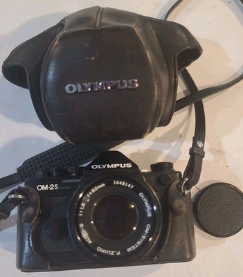 Olympus OM 2S camera w/G.Zuiko auto s 50mm f/1,4 lens case