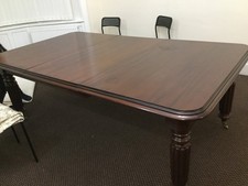 VICTORIAN MAHOGONY STRONG STURDY DINING TABLE - GREAT CONDITION.  VERY CHEAP!