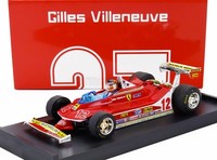 Brumm 1/43 Ferrari F1 312T4 Figur Villeneuve French 1979 Statisches Modell