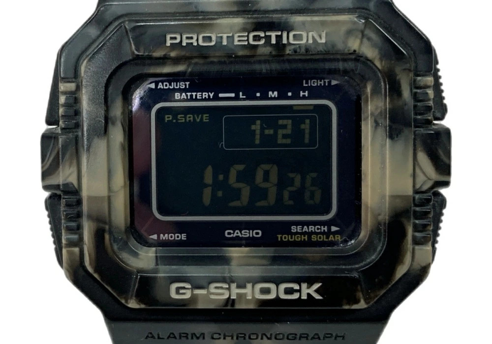 Casio resistant Shock CASIO tough jamming color G Secondhand solar SHOCK G shock - vintagewatches.pk