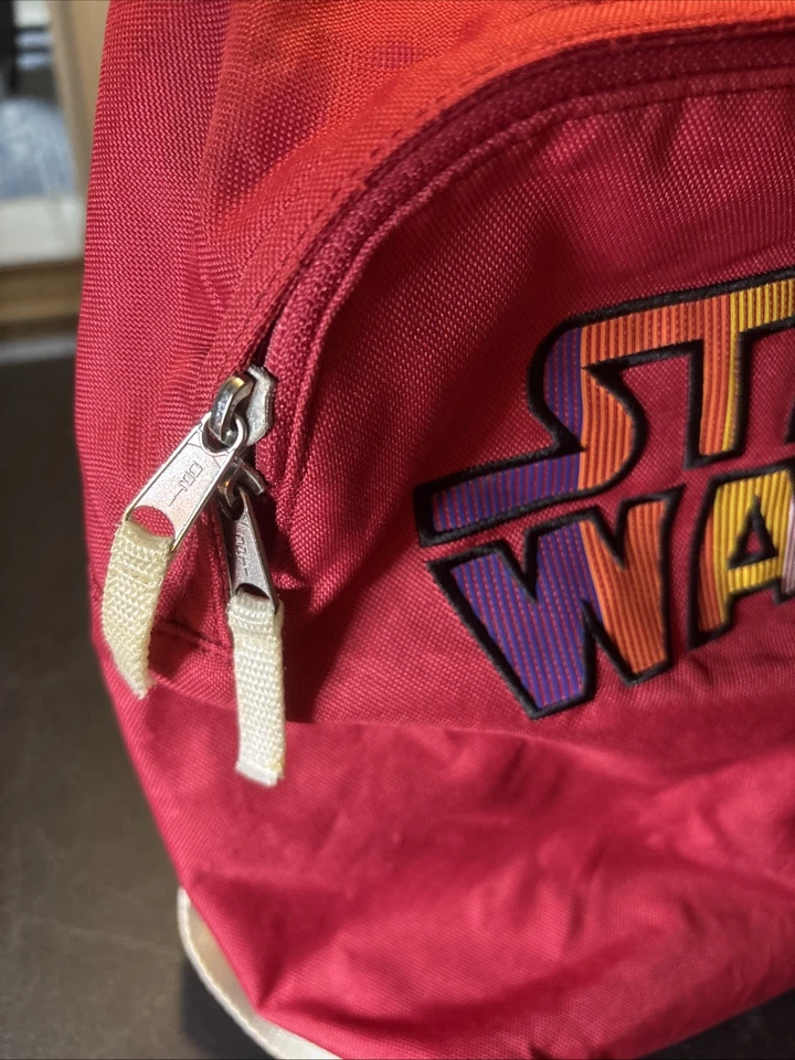 Hanna Andersson x Star Wars Mochila Niños Bolso Escolar Rojo Raro Foto 4 de 4
