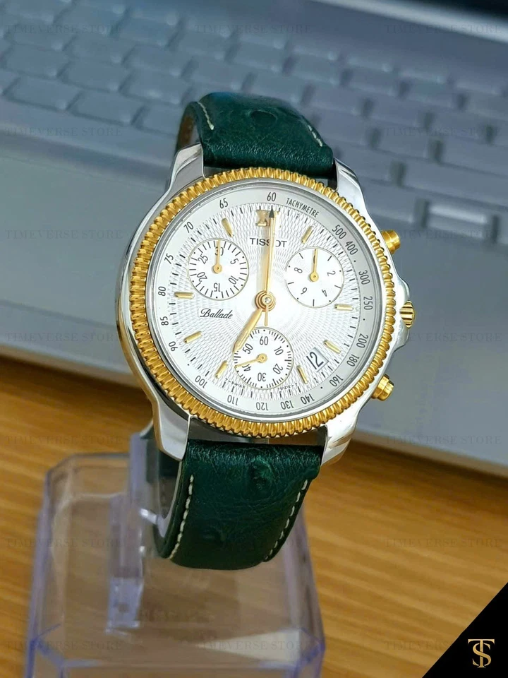 Tissot Ballade Men’s Chronograph Quartz Watch – 38 mm Stainless Steel - Image 4 of 4