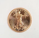 1 oz  Bullion Walking Liberty Eagle Round  999 pure fine mint copper coin