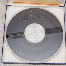TDK TAPE 150 Sound Recording Tape Type 150-7 555m 1800ft Japan