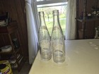 Two Vintage 1950s Pepsi Cola glass Bottles bottled in NY NY — photo 2