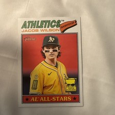 Jacob Wilson 2026 Topps Heritage AL All-Stars Athletics #17