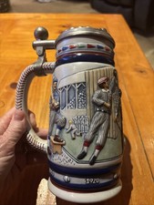 Avon 'Great American Baseball' kamień ręcznie robiony limitowana edycja 1984 **Vintage