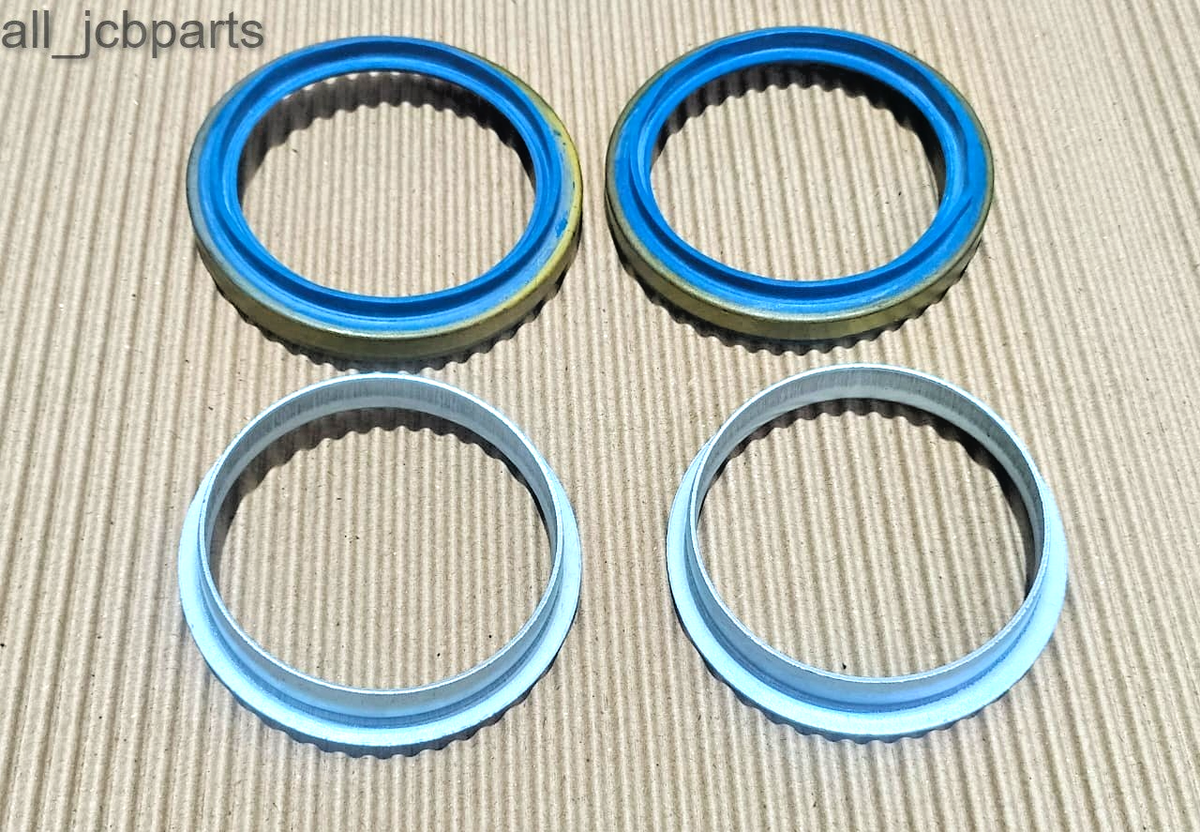 Jcb Front Axle Hub Sleeve And Seal, 2 Nos Each ( 904/06201 904